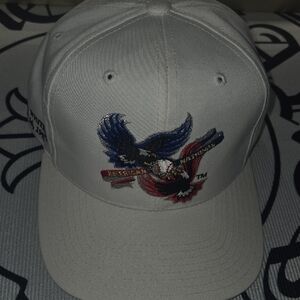 White Embroidered Cap